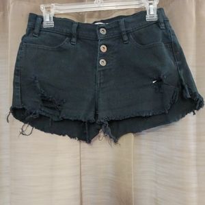Levi's | Distressed Black Cutoff Shorts | Size 4